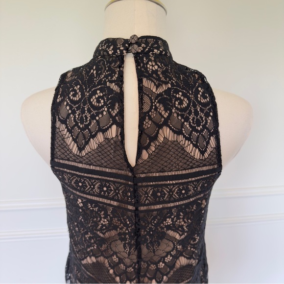 Lauren Conrad Lace Black Tank Halter Top Women's Top Size Small - Picture 5 of 7